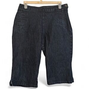 Chicos Bermuda shorts platinum jean Chicos size 1 USA 10